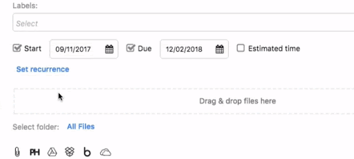 Set recurring tasks