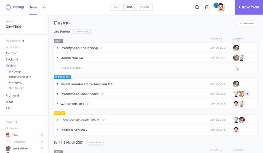 ClickUp as best jira alternative