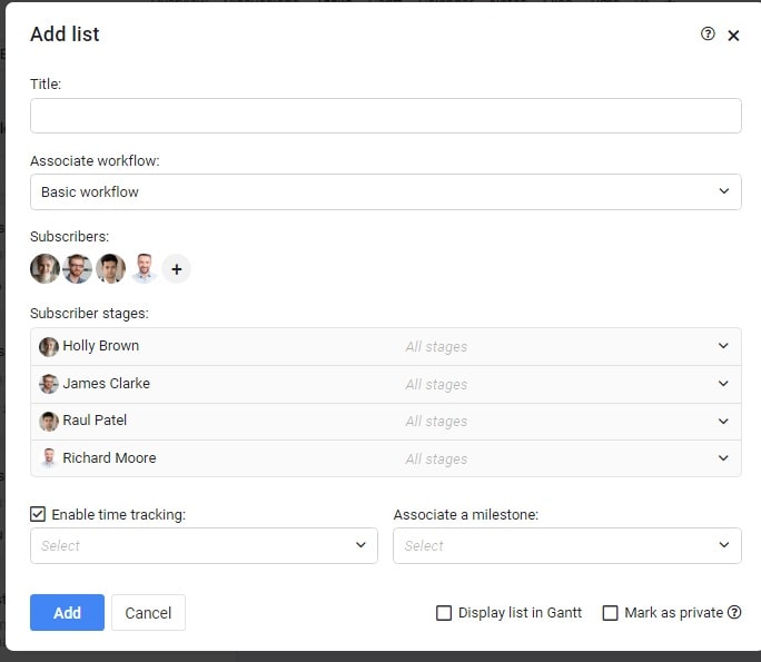 Manage all tasks from task dashboard