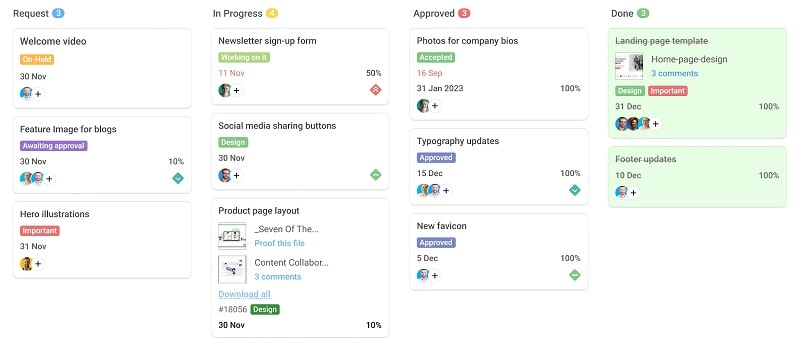 Visualize all your tasks in Board View
