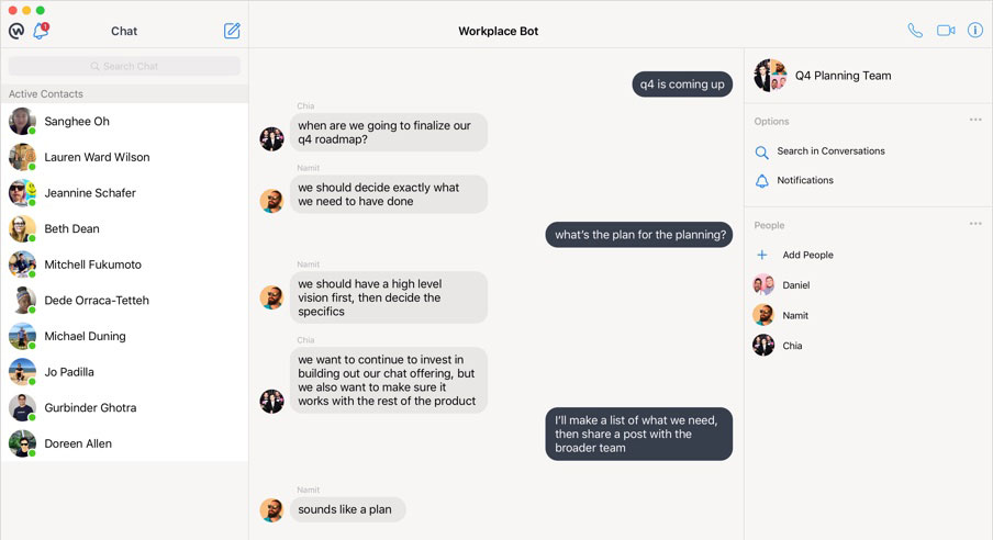 Workplace by Facebook as Substitutes to Slack 