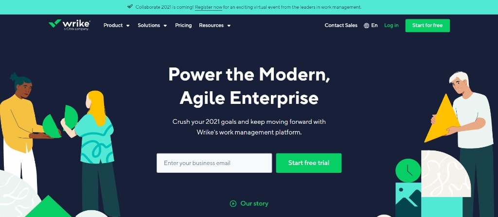 Workfront alternative - Wrike
