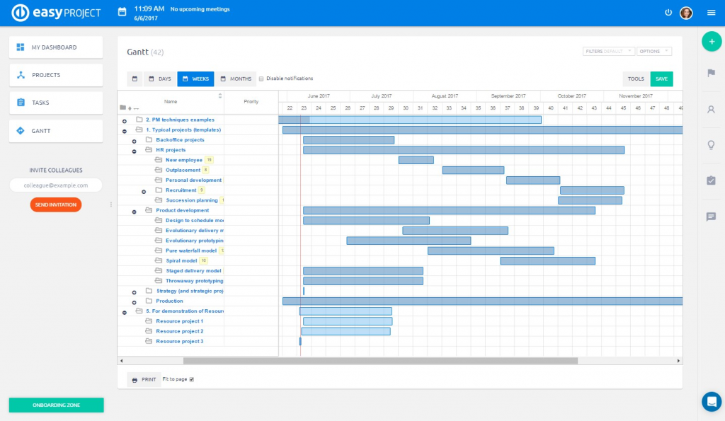 Easyprojects as best project management tool