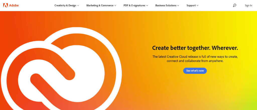 Adobe: marketing and design collaboration software for businesses