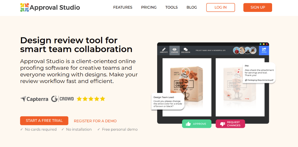 Approval Studio as online proofing tools