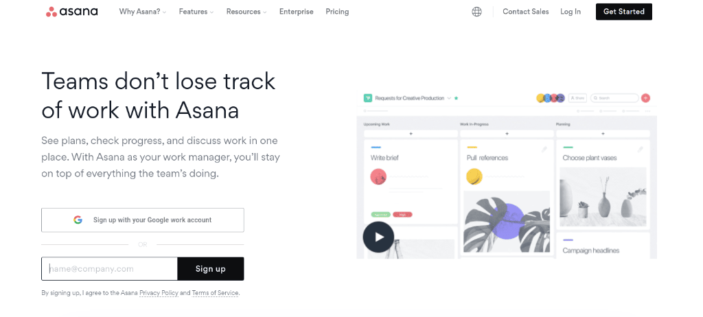 Asana as a Monday alternative