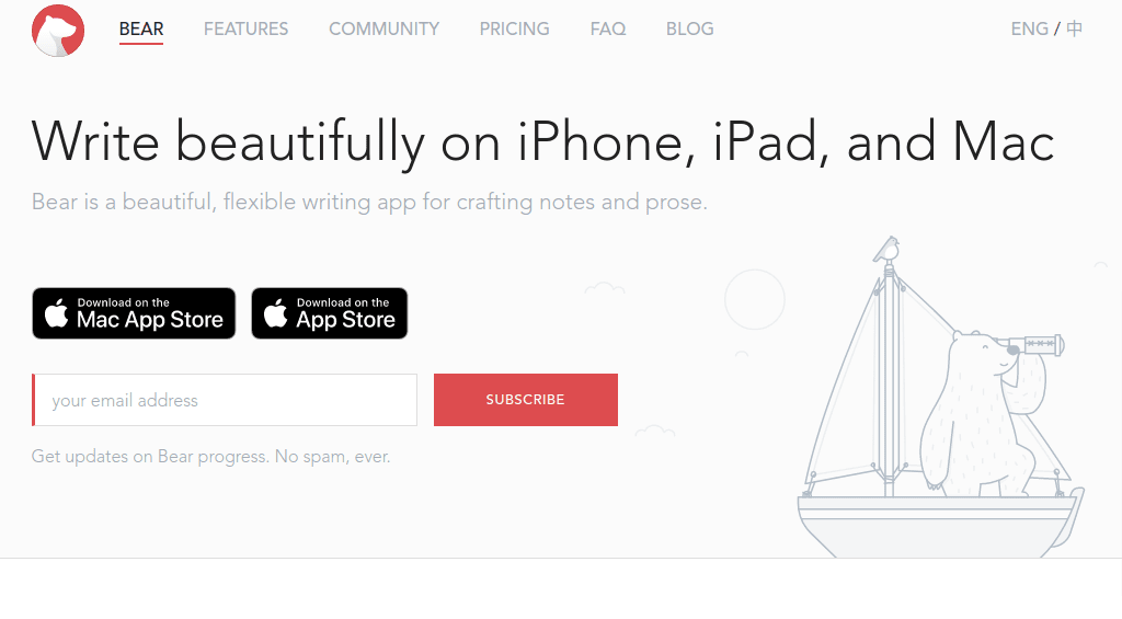 Bear: best online to do list software