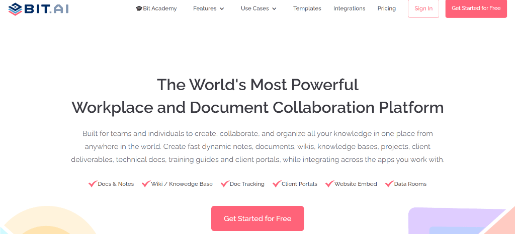 Online to do list app Bit.ai