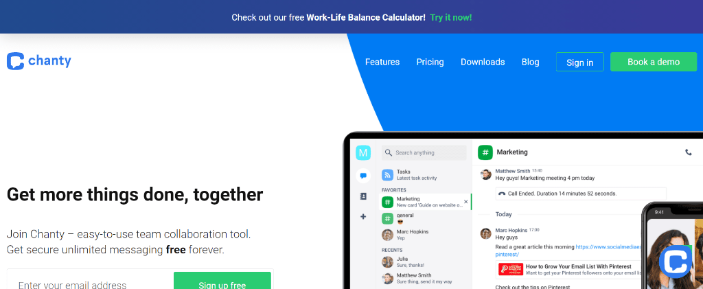 Chanty as to do list app for teams
