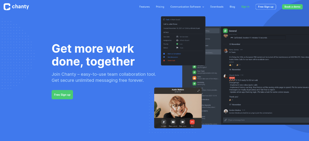 Chanty as a internal communication tools