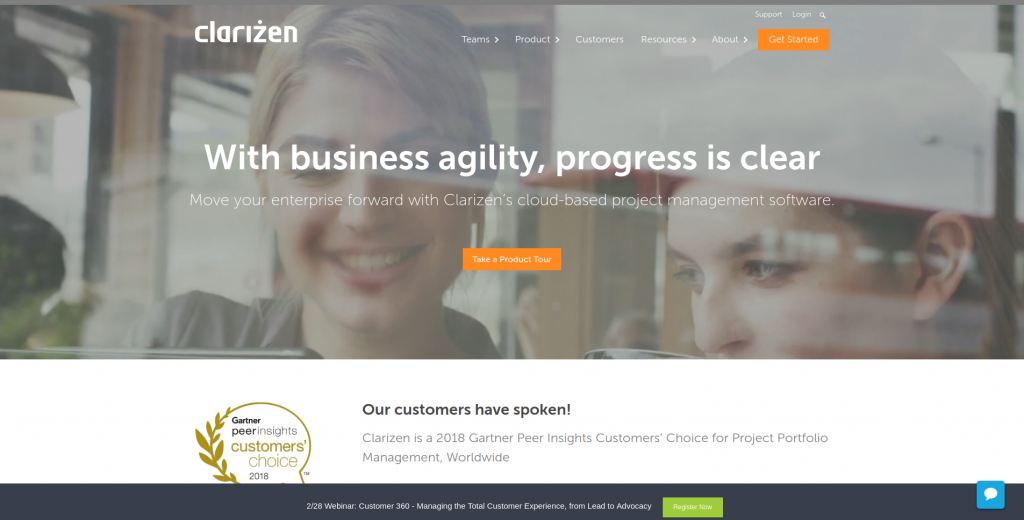 Clarizen - dapulse alternatives