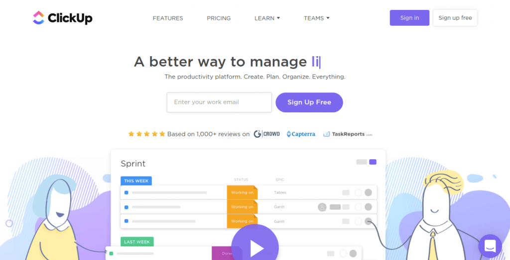 ClickUp app like airtable