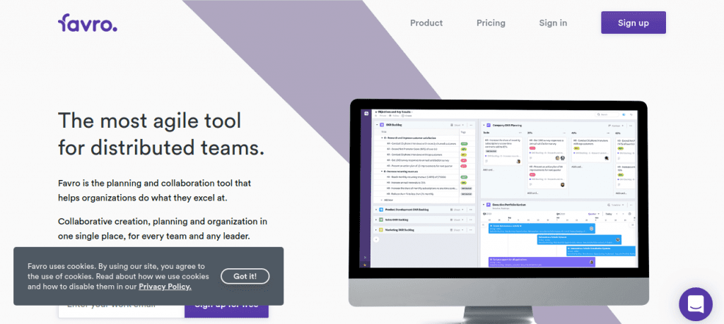 Favro as business management software