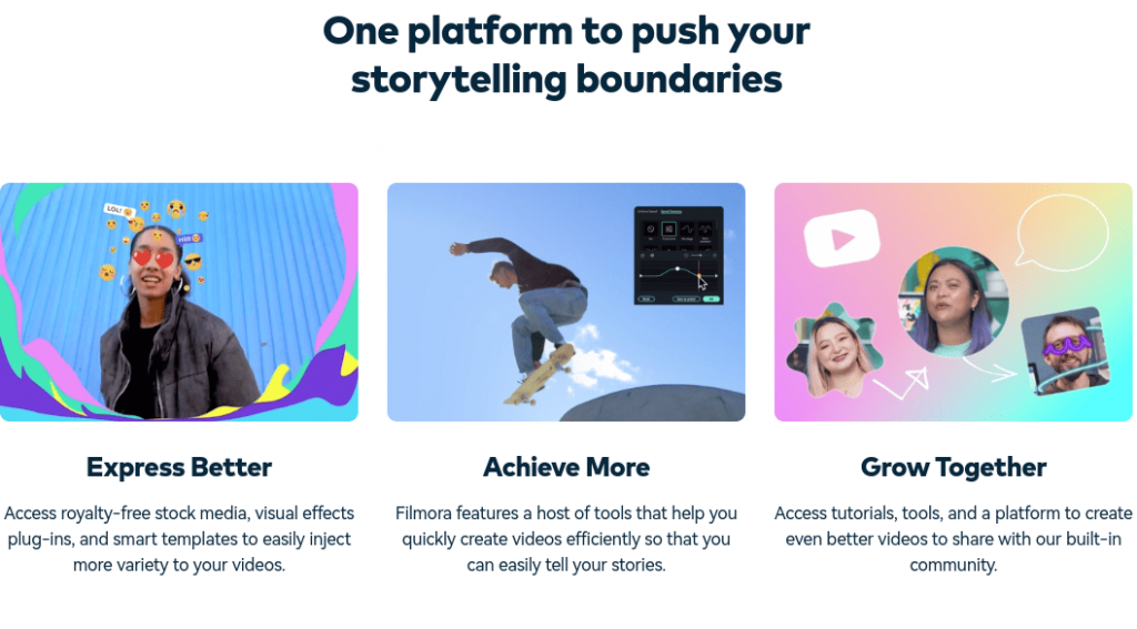 Filmora as easy-to-use video editor