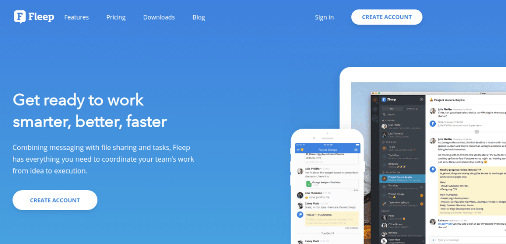 Fleep as online communication and collaboration tool