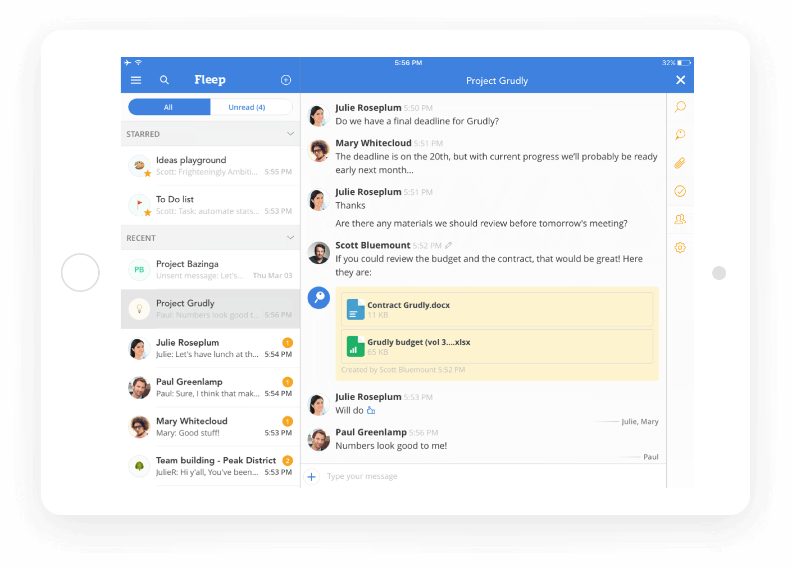 fleep as slack replacement