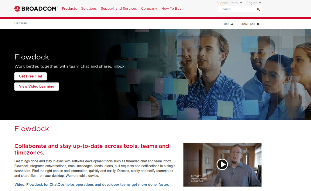 Flowdock: tool for internal team communication
