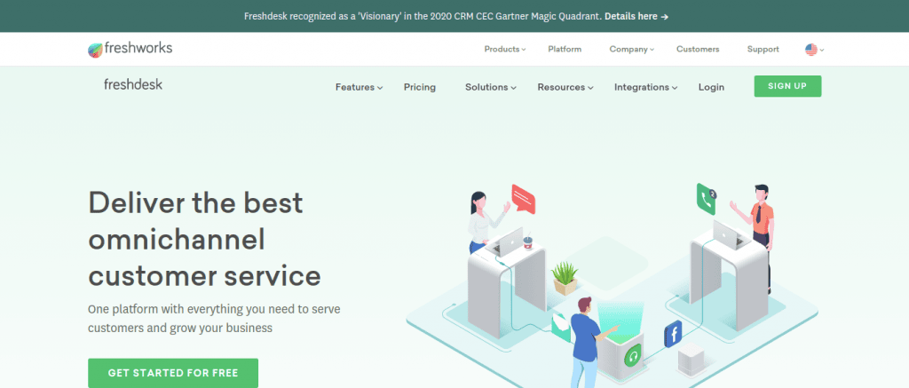 Freshdesk Customer support collaboration software