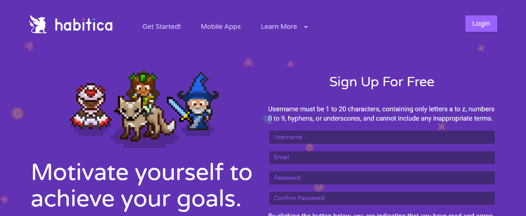 Habitica is a habit-building app