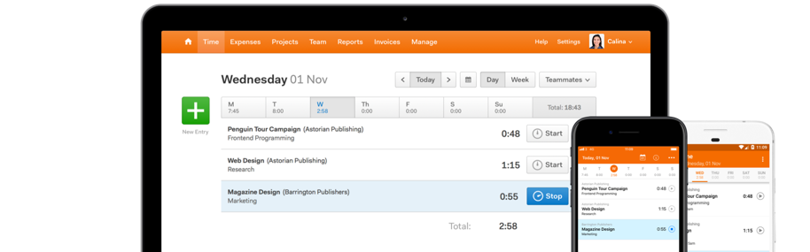 Harvest - Time management app