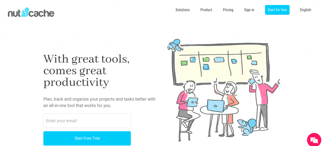  Nutcache as project management tool