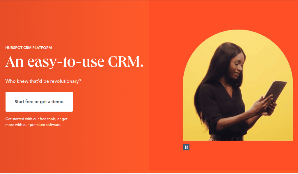 HubSpot CRM platform
