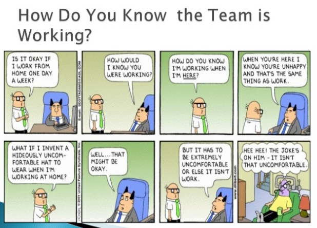How do you know the team is working
