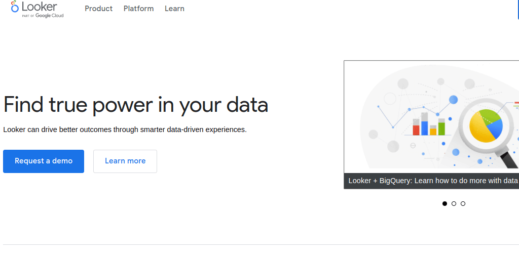 Looker is a data visualization tool