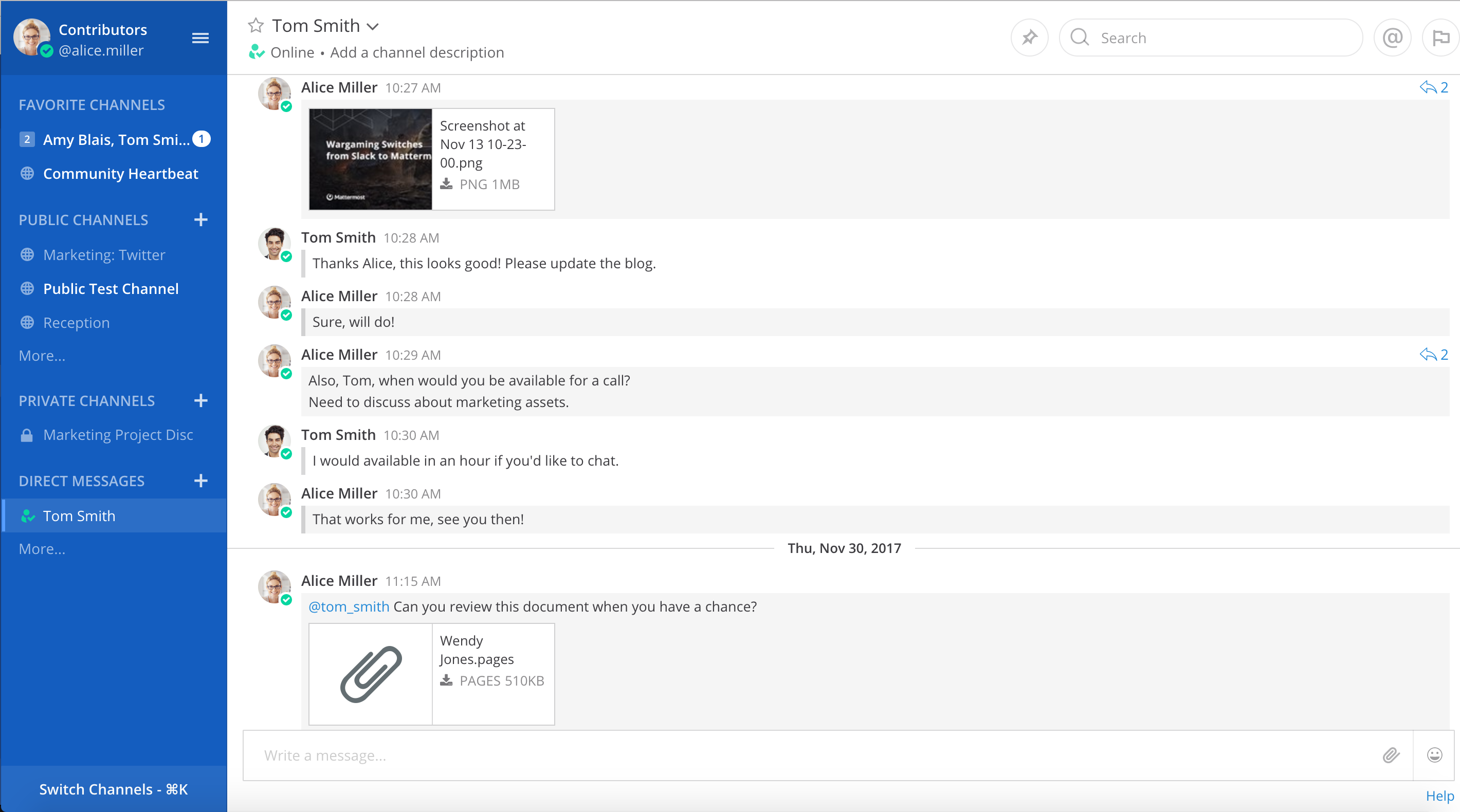 mattermost as free Slack alternatives 2019