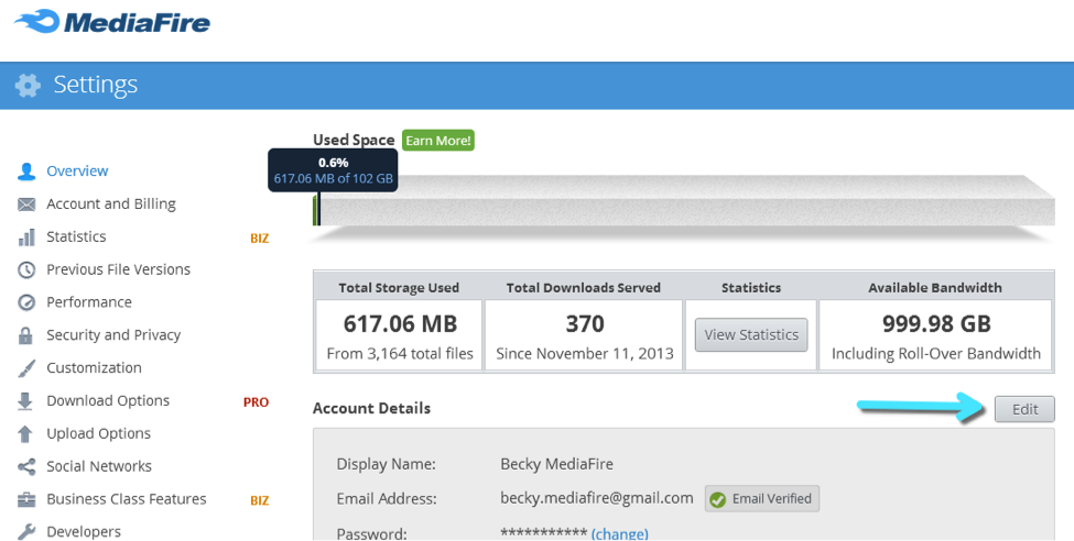mediafire as team communication software