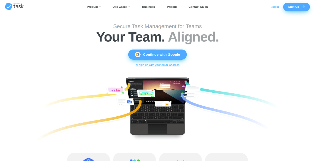 MeisterTask as a team collaboration and task management tool