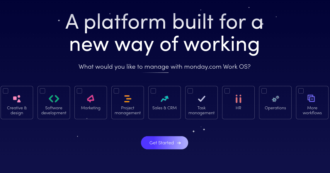 Monday.com is another work management tool