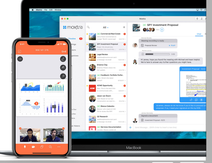moxtra - alternative to Slack for project management 