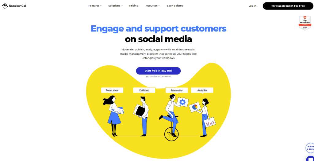 NapoleonCat Social Media Marketing and Management Tool