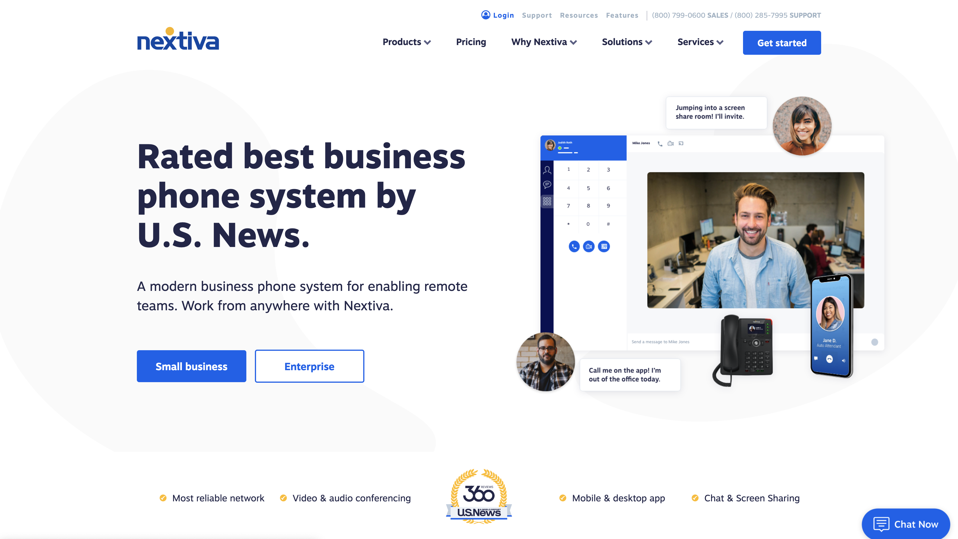 Nextiva as remote ork tool