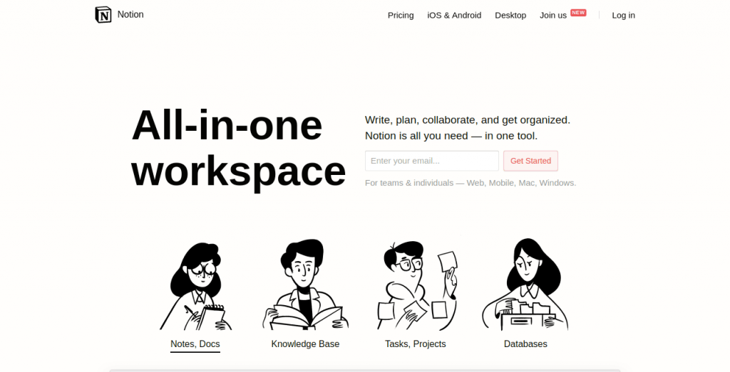 Notion as airtable competitor