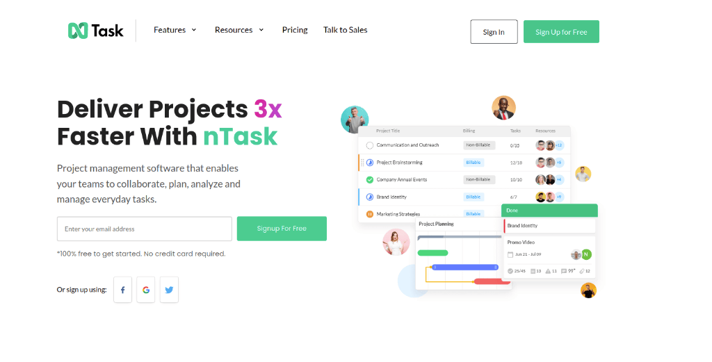 nTask as a monday alternative