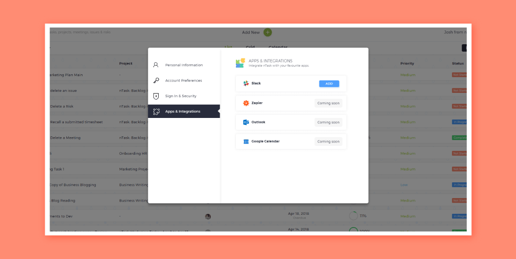 nTask as jira alternative