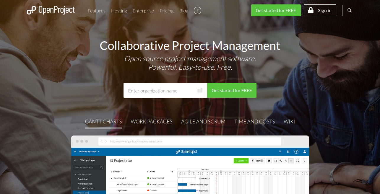 OpenProject as teamgantt alternatives