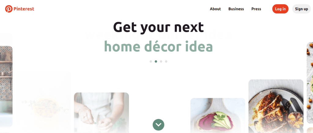 Pinterest social sharing online collaboration tool