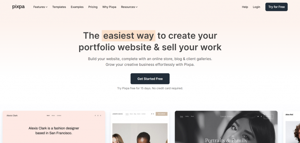 Pixpa Marketing tool