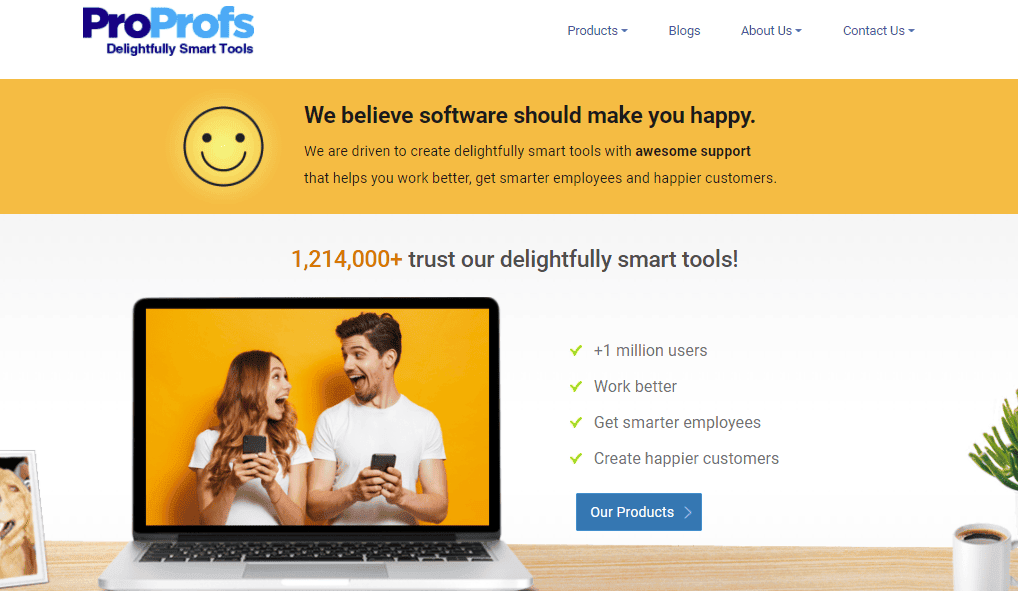 ProProfs as a workflow management software