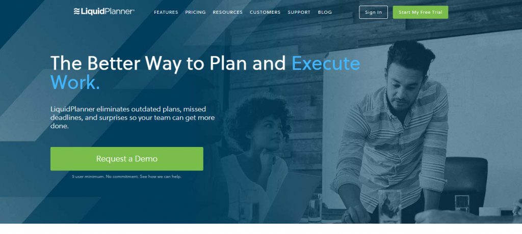 LiquidPlanner project management tool