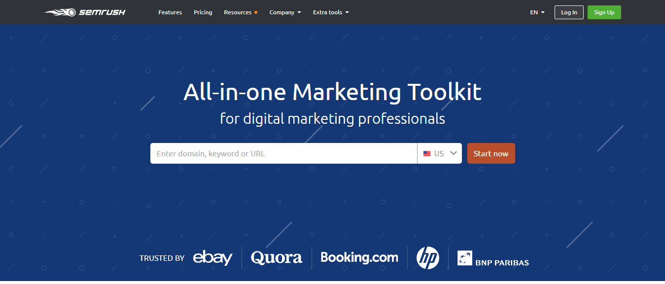 SEMrush SEO marketing tool for teams