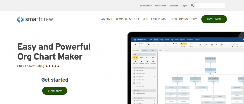 SmartDraw online gantt chart