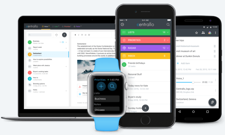 Centrallo - Task management software