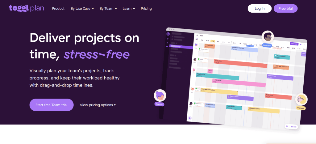 Toggl Plan as a MS Project competitors