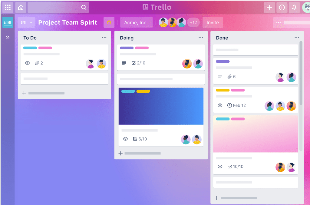 Trello: microsoft project competitors
