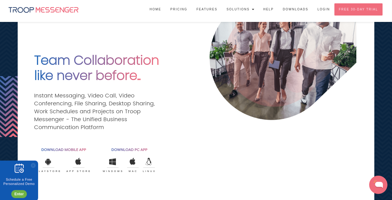 Troop Messenger as slack alternative