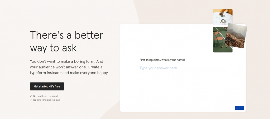 Typeform- Jotform alternatives